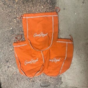 Crown Royal Salted Caramel bags x3 bags